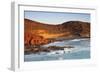 Charco de los Clicos lake at sunset, bay of El Golfo, Lanzarote, Canary Islands, Spain, Atlantic-Markus Lange-Framed Photographic Print