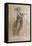 Charcoal drawing of a female figure, c1472-c1519 (1883)-Leonardo Da Vinci-Framed Stretched Canvas