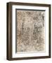 Charcoal Drawing, representing a Deluge, from the Royal Library, Windsor Castle, 1883-Leonardo Da Vinci-Framed Giclee Print