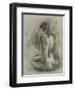 Charcoal Figure Study II-Ethan Harper-Framed Art Print