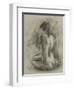 Charcoal Figure Study II-Ethan Harper-Framed Art Print