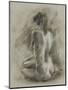 Charcoal Figure Study II-Ethan Harper-Mounted Art Print