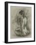 Charcoal Figure Study II-Ethan Harper-Framed Art Print