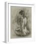 Charcoal Figure Study II-Ethan Harper-Framed Art Print