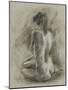 Charcoal Figure Study II-Ethan Harper-Mounted Art Print