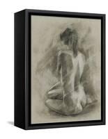 Charcoal Figure Study II-Ethan Harper-Framed Stretched Canvas