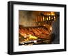 Charcoal Grill in Restaurant El Palenque, Mercado Del Puerto, Montevideo, Uruguay-Per Karlsson-Framed Photographic Print