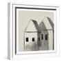 Charcoal Houses-Boho Hue Studio-Framed Art Print