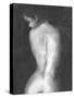 Charcoal Nude 1-Stellar Design Studio-Stretched Canvas