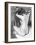 Charcoal Nude 2-Stellar Design Studio-Framed Art Print