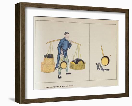 Charcoal Peddler-null-Framed Giclee Print