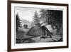 Charcoal Production, 19th Century-Science Photo Library-Framed Photographic Print