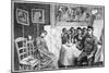 Charcot Gives a Demonstration at La Salpetriere, Paris-null-Mounted Art Print