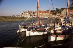 Boats Moored in Harbour, Blakeney Hotel, Blakeney, Norfolk, England, United Kingdom-Charcrit Boonsom-Photographic Print