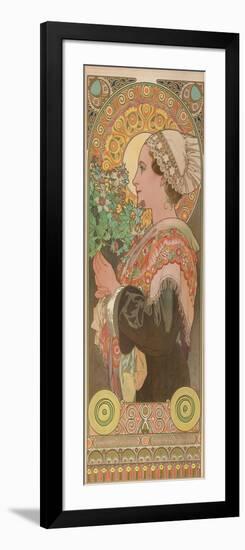 Chardon De Greves (Thistle), Ca. 1901-Alphonse Mucha-Framed Giclee Print