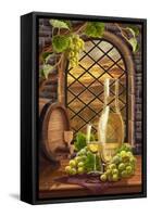 Chardonnay (Image Only)-Lantern Press-Framed Stretched Canvas