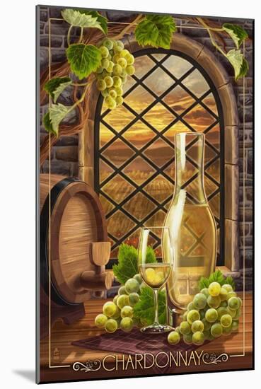 Chardonnay-Lantern Press-Mounted Art Print