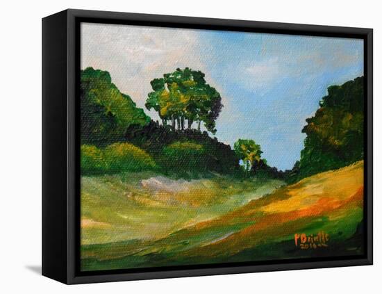 Chardonnette Stroll, 2016-Patricia Brintle-Framed Stretched Canvas