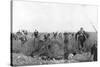 Charge by a Regiment of French Zouaves on the Plateau of Touvent, Artois, France, 7 June 1915-null-Stretched Canvas