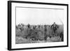 Charge by a Regiment of French Zouaves on the Plateau of Touvent, Artois, France, 7 June 1915-null-Framed Giclee Print