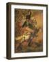 Charge Hunter Officer, 19Th Century (Oil on Canvas)-Theodore Gericault-Framed Giclee Print