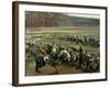 Charge of Flowerdew's Squadron, c.1918-Sir Alfred Munnings-Framed Giclee Print