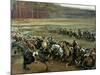 Charge of Flowerdew's Squadron, c.1918-Sir Alfred Munnings-Mounted Giclee Print