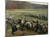 Charge of Flowerdew's Squadron, c.1918-Sir Alfred Munnings-Mounted Giclee Print