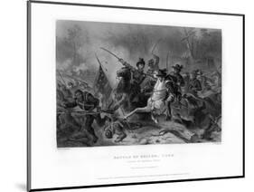 Charge of General Grant, Battle of Shiloh, Tennessee, April 1862, (1862-186)-W Ridgway-Mounted Giclee Print