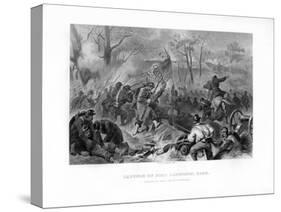 Charge of General Smith's Division, Capture of Fort Donelson, Tennessee, 1862-1867-Felix Octavius Carr Darley-Stretched Canvas