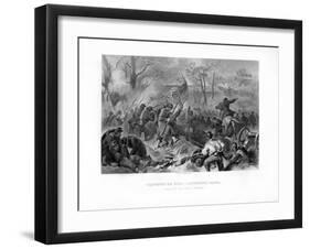 Charge of General Smith's Division, Capture of Fort Donelson, Tennessee, 1862-1867-Felix Octavius Carr Darley-Framed Giclee Print