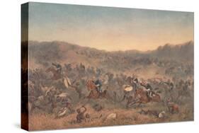 Charge of the 17th - Duke of Cambridge's Own - Lancers at Ulundi, 4th July 1879, 1879-Orlando Norie-Stretched Canvas