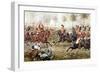 Charge of the 1st Life Guards at Genappe, 17 June 1815, C.1890-Richard Simkin-Framed Giclee Print