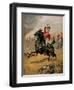 Charge of the 1st Life Guards at Waterloo, 18 June 1815, C.1890-Henry A. Payne-Framed Giclee Print