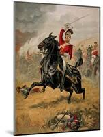 Charge of the 1st Life Guards at Waterloo, 18 June 1815, C.1890-Henry A. Payne-Mounted Giclee Print