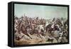 Charge of the 21st Lancers at Omdurman, 2nd September 1898-Richard Caton Woodville-Framed Stretched Canvas