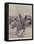 Charge of the 7th Light Dragoons at Corunna-Richard Caton Woodville II-Framed Stretched Canvas