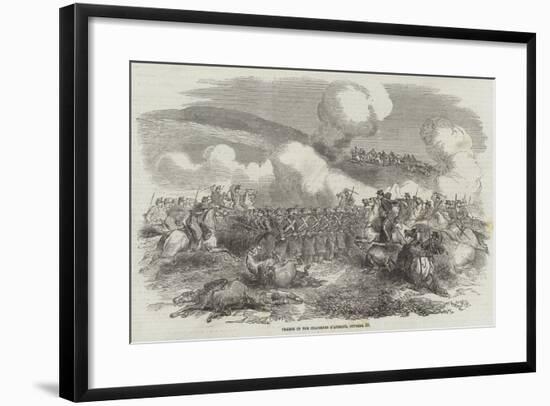 Charge of the Chasseurs D'Afrique, 25 October-null-Framed Giclee Print