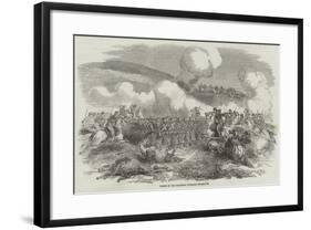 Charge of the Chasseurs D'Afrique, 25 October-null-Framed Giclee Print