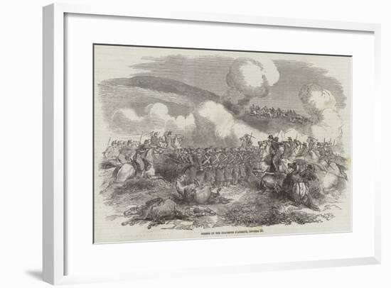 Charge of the Chasseurs D'Afrique, 25 October-null-Framed Giclee Print