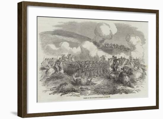 Charge of the Chasseurs D'Afrique, 25 October-null-Framed Giclee Print