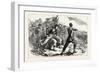 Charge of the Federals at Corinth, American Civil War, USA, 1870S-null-Framed Giclee Print