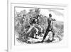 Charge of the Federals at Corinth, American Civil War-null-Framed Giclee Print