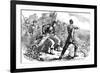 Charge of the Federals at Corinth, American Civil War-null-Framed Giclee Print