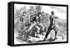 Charge of the Federals at Corinth, American Civil War-null-Framed Stretched Canvas