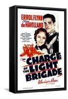 Charge of the Light Brigade, Olivia De Havilland, Errol Flynn, 1936-null-Framed Stretched Canvas