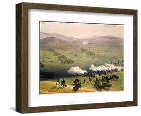 Charge of the Light Cavalry Brigade, October 25th 1854, Detail of Artillery-William Simpson-Framed Giclee Print