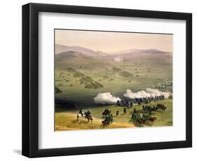 Charge of the Light Cavalry Brigade, October 25th 1854, Detail of Artillery-William Simpson-Framed Giclee Print