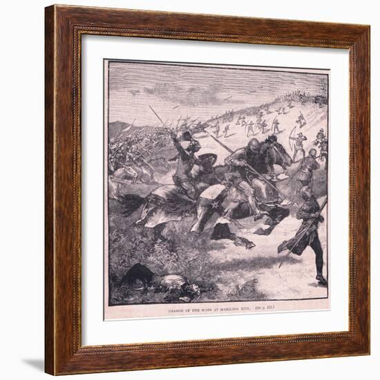 Charge of the Scots at Homildon Hill Ad 1402-Walter Paget-Framed Giclee Print