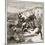 Charge of the Scots at Homildon Hill, Illustration from 'Cassell's Illustrated History of England'-English School-Mounted Giclee Print
